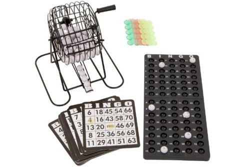 Familijna Gra Losowa Bingo Lotto Metalowe LEAN Toys