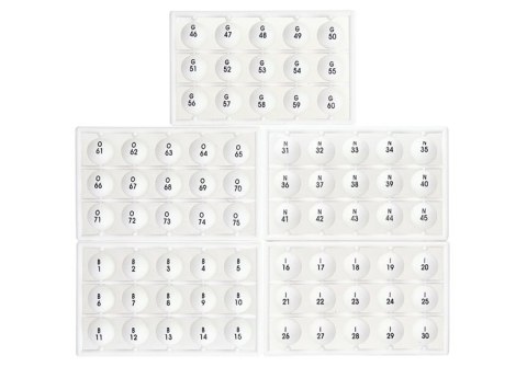 Familijna Gra Losowa Bingo Lotto Metalowe LEAN Toys