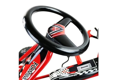 Gokart Czerwony A-15 Pompowane Koła LEAN CARS