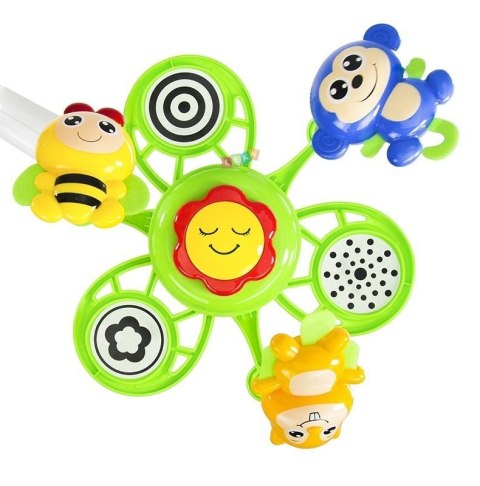 Karuzelka do Łóżeczka z Pozytywką Bed Bell 2w1 LEAN Toys