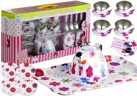Piękny Metalowy Serwis Do Herbaty Zestaw Kuchenny LEAN Toys
