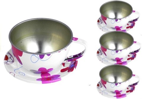 Piękny Metalowy Serwis Do Herbaty Zestaw Kuchenny LEAN Toys