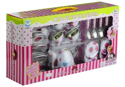 Piękny Metalowy Serwis Do Herbaty Zestaw Kuchenny LEAN Toys