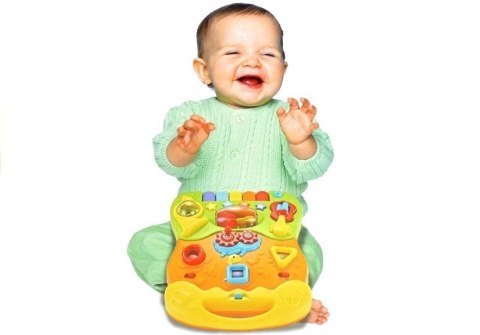 Chodzik Pchacz Dla Dziecka Grający Odpinany Panel LEAN Toys
