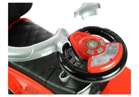 Jeździk z Pchaczem 614W Czerwony LEAN CARS