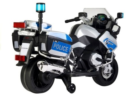 Motor na Akumulator BMW R1200 Policja Srebrny LEAN CARS