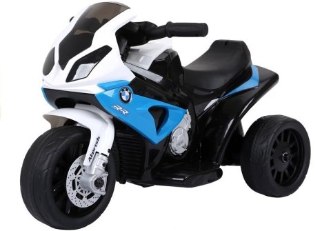 Motor na akumulator BMW S1000RR Trójkołowy Niebieski LEAN CARS