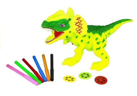 Projektor do rysowania dinozaur 2w1 LEAN Toys
