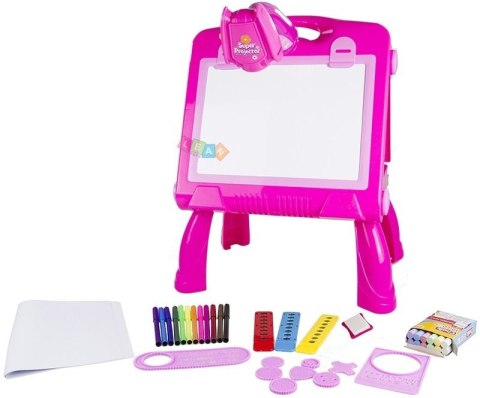 Tablica Sztaluga Projektor Na Kredę Pisak 49 cm LEAN Toys