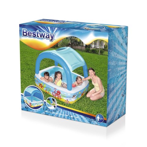 Basen Dmuchany Dla Dzieci Z Daszkiem 140 x 140 x 114 cm Bestway 52192 Bestway