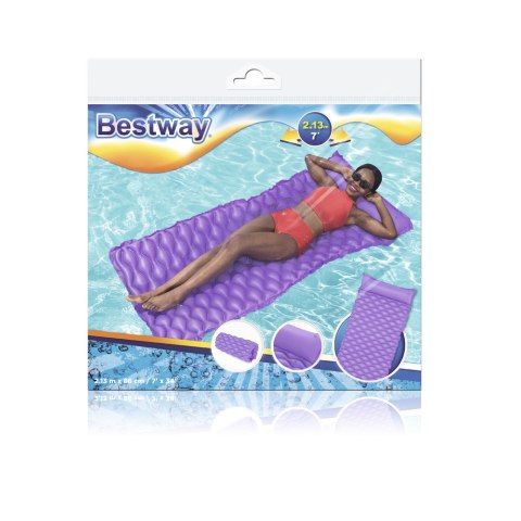 Dmuchany Materac Plażowy Fioletowy 213 x 86 cm Bestway 44020 Bestway