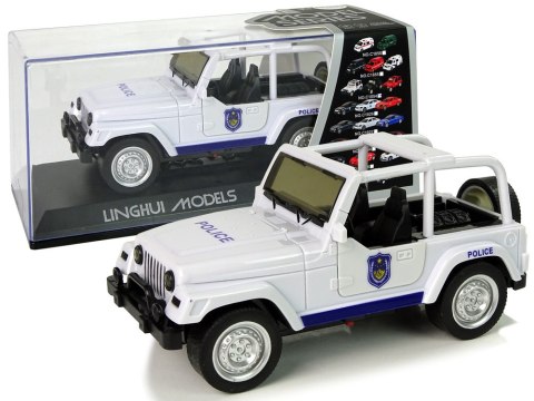Samochód Terenowy Auto Policyjne Białe LEAN Toys