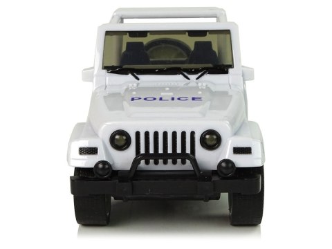 Samochód Terenowy Auto Policyjne Białe LEAN Toys