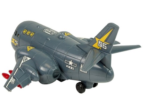 Samolot Transportowy Bombowiec Światła Dźwięk LEAN Toys