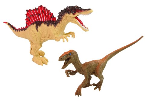 Duży Park Dinozaurów Zestaw Jurassic Kompsognat Spinozaur Szkielet LEAN Toys