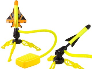 Gra Wyrzutnia Katapulta Rakiet Piankowych Pompka LEAN Toys