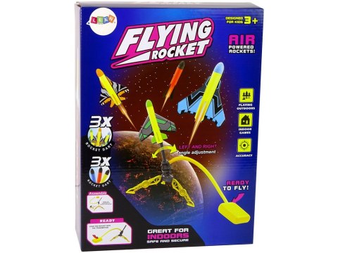 Gra Wyrzutnia Katapulta Rakiet Piankowych Pompka LEAN Toys