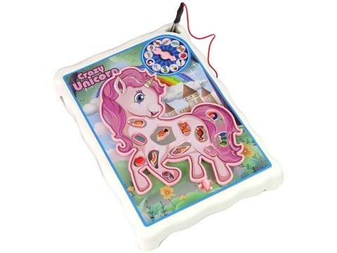 Gra Zręcznościowa Szalony Jednorożec Plansza LEAN Toys