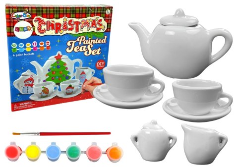 Świąteczny Zestaw Kreatywny DIY Malowanie Porcelany LEAN Toys