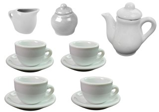 Zestaw Do Herbaty DIY Farby Malowanie Porcelana LEAN Toys