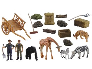 Zestaw Do Złożenia DIY Farma Zagroda Zwierzęta Wiata LEAN Toys