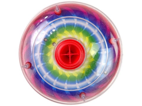 Bączek Do Kręcenia Zabawka Kolory Diody LED Muzyka LEAN Toys