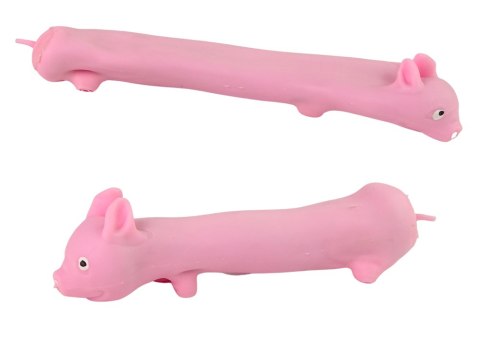 Elastyczna Różowa Świnka Gniotek Squishy Zabawka Sensoryczna LEAN TOYS