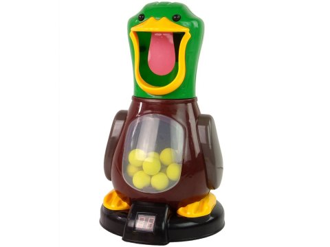 Gra Zręcznościowa Strzelanie Do Kaczki Broń Miękkie Kulki Dźwięk LEAN Toys