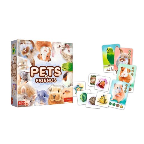Gra rodzinna Pets & Friends Trefl 02443 Trefl Gry
