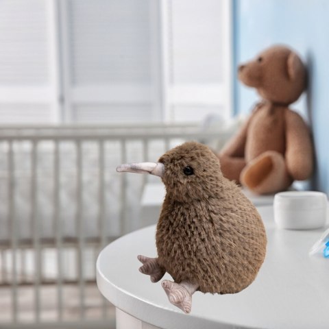 Pluszowy Ptak Kiwi Pluszak Maskotka Przytulanka Ciemnobrązowy 17cm LEAN Toys