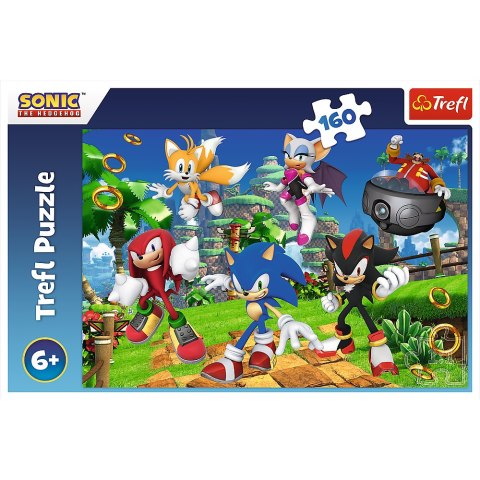 Puzzle - 160 - Sonic i przyjaciele Trefl 15421 Trefl Puzzle