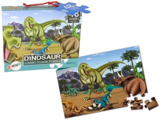 Puzzle Dla Dzieci Układanka Dinozaury 48 Elem LEAN Toys