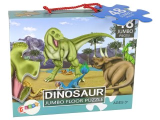 Puzzle Dla Dzieci Układanka Dinozaury 48 Elem LEAN Toys