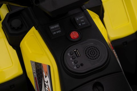 Quad Na Akumulator JC915 Żółty LEAN CARS