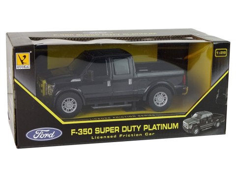 Samochód Ford F-350 Pick Up Napęd Frykcyjny 1:28 Czarne LEAN Toys