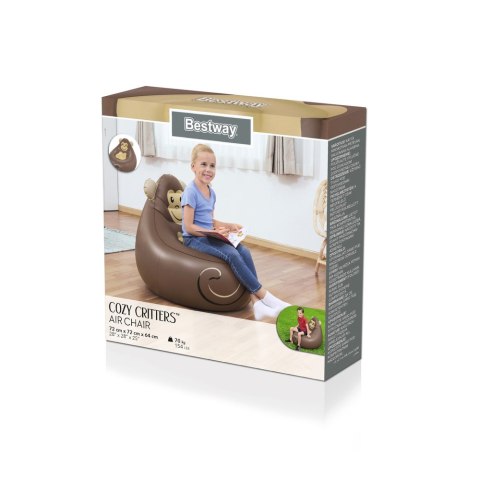 Dmuchany Fotel Małpka 72 x 72 x 64 cm Bestway 75116 Bestway