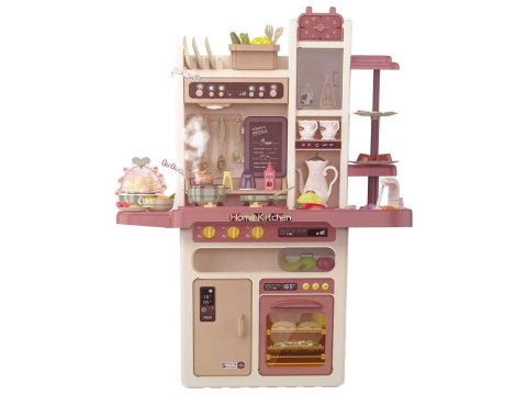 Kuchnia Dla Dzieci Woda Para Wodna Dźwięk Światła Akcesoria 65 Elementów LEAN Toys