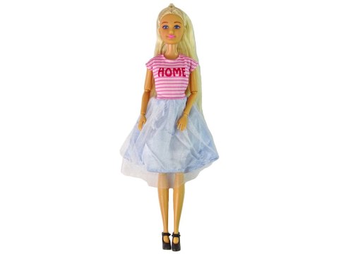 Lalka Anlily w Sypialni Akcesoria Meble Dla Dzieci LEAN Toys
