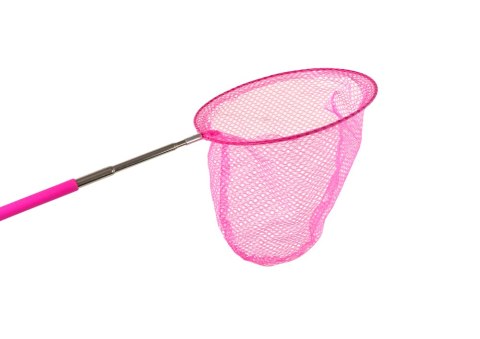 Siatka Na Motyle Owady Składana Teleskopowa 85 cm Różowa LEAN TOYS
