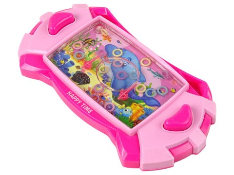 Gra Wodna Zręcznościowa Delfin Konsola Różowa LEAN TOYS
