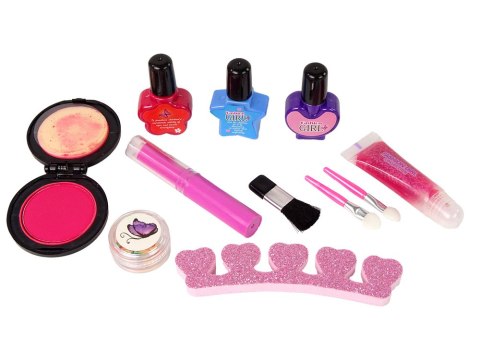 Zestaw Do Makijażu Fioletowy Motyl Cienie Do Powiek LEAN Toys