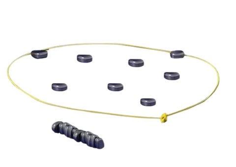 Gra Strategiczna Planszowa Kamienie Magnetyczne Szachy LEAN Toys