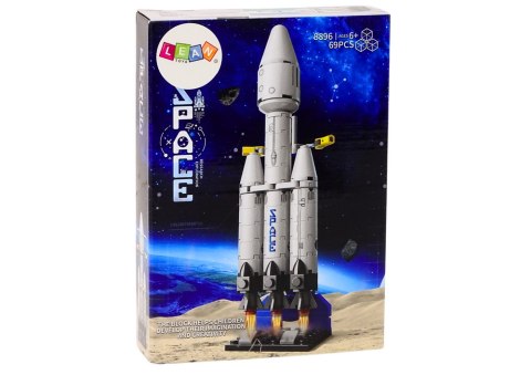 Statek Kosmiczny Klocki Konstrukcyjne Kosmos Platforma Kosmiczna 69 ele. LEAN TOYS