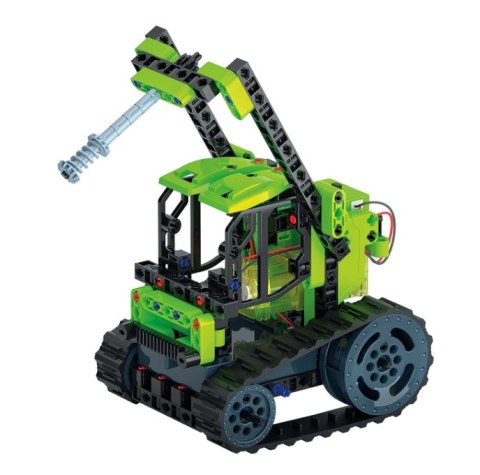 Naukowa Zabawa Klocki Laboratorium Mechaniki Ciągnik Gąsienicowy Silnik Elektryczny Język Polski Clementoni 50689 Clementoni