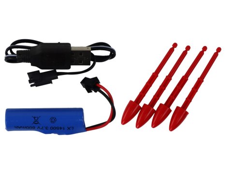 Czołg RC Zdalnie Sterowany Zielony Moro LEAN Toys