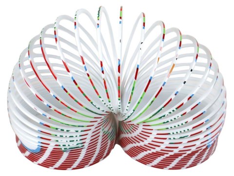 Kultowa Sprężyna Biało Czerwona Motyw Świąteczny Relaksacyjna 6CM LEAN TOYS
