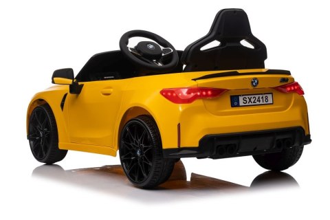 Auto Na Akumulator Bmw M4 Zółte LEAN CARS