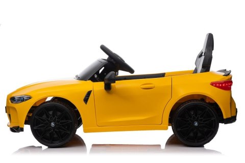 Auto Na Akumulator Bmw M4 Zółte LEAN CARS