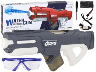 Duży Pistolet Na Wodę Szary 750ml Okulary LEAN Toys