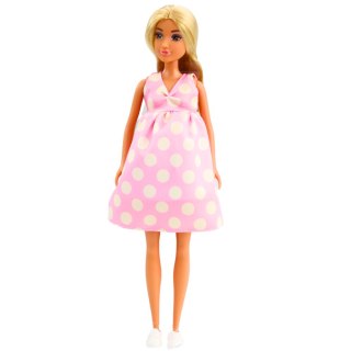 Lalka Dla Dzieci Anlily Księżniczka Długie Ciemne Włosy Żółta Sukienka LEAN Toys